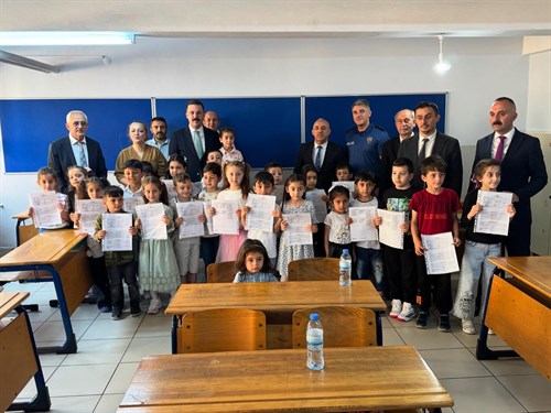 Kaymakamımız Karne Törenine Katıldı